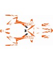 KIT ADHESIVOS KTM 690 R 19/25 NARANJA/BLANCO
