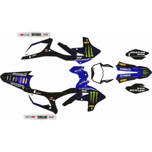 KIT DE ADHESIVOS YAMAHA WR450F 2024 MONSTER