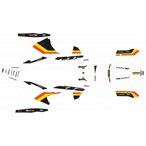 KIT ADHESIVOS KTM SX-SXF 2025 COLORS