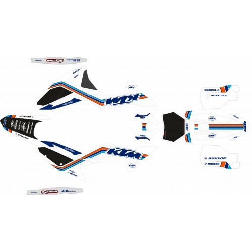 KIT ADHESIVOS KTM SX-SXF 2025 RETRO