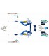 KIT ADHESIVOS HUSQVARNA TC/FC 2025 4WP GO PRO AZUL