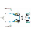 KIT ADHESIVOS HUSQVARNA TC/FC 2025 4WP GO PRO CIAN