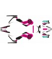 KIT ADHESIVOS HUSQVARNA TC 65 24/25 ROSA