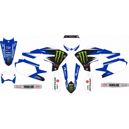 Kit Adhesivos YAMAHA YZF 250 19/20 YZF 450 18/20 Villopoto