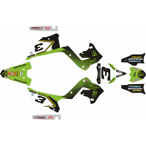 KX 250 03/08 RESTYLING POLISPORT ELI TOMAC 2019