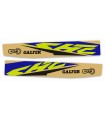 ADHESIVOS DE BASCULANTE  SHERCO SE-SEF 2024  AFAM-GALFER-SHERCO AZUL