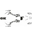 KIT ADHESIVOS SHERCO 50E/50SM SE/SE-F 13/16 BLANCO/NEGRO