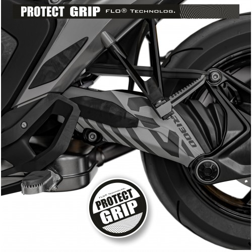 ADHESIVO  PROTECCIÓN CARDAN BMW GS 1300 NEGRO/GRIS CLARO