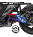 ADHESIVO  PROTECCIÓN CARDAN BMW GS 1300 AZUL/ROJO