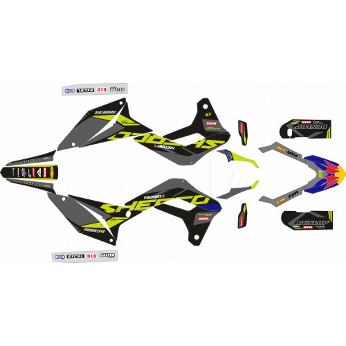 KIT ADHESIVOS SHERCO SE/SE-F 2024  RÉPLICA CODY WEBB