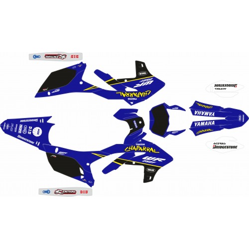 KIT DE ADHESIVOS YAMAHA WR250F 2025 CHAPARRAL