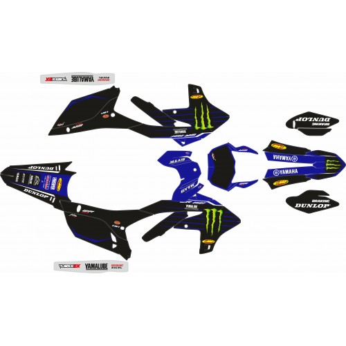 KIT DE ADHESIVOS YAMAHA WR250F 2025 MONSTER