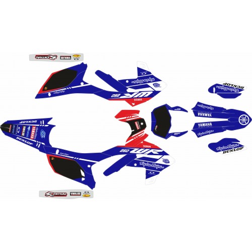 KIT DE ADHESIVOS YAMAHA WR250F 2025 TROY LEE