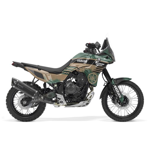 KIT ADHESIVOS YAMAHA TENERÉ 2025 MARRÓN/VERDE