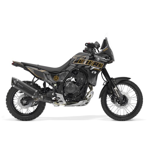 KIT ADHESIVOS YAMAHA TENERÉ 2025 NEGRO/DORADO