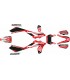 KIT ADHESIVOS HUSQVARNA WR 250/300 07/12 ROJO