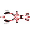 KIT ADHESIVOS HUSQVARNA WR 250/300 07/12 ROJO