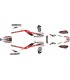 KIT ADHESIVOS HUSQVARNA WR 250/300 07/12 ROJO