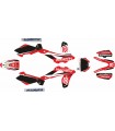 KIT ADHESIVOS HUSQVARNA CR 125 06/08 ROJO