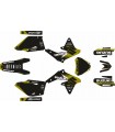 KIT ADHESIVOS SUZUKI RMZ 450 08/17 NEGRO / BLANCO / DORADO