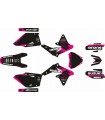 KIT ADHESIVOS SUZUKI RMZ 450 08/17 NEGRO / BLANCO / FUSIA