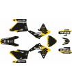 KIT ADHESIVOS SUZUKI RMZ 450 08/17 NEGRO / BLANCO / AMARILLO RETRO