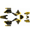 KIT ADHESIVOS SUZUKI RMZ 450 08/17 NEGRO /AMARILLO RETRO