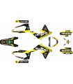 KIT ADHESIVOS SUZUKI RMZ 450 08/17 FACTORY / AMARILLO / BLANCO