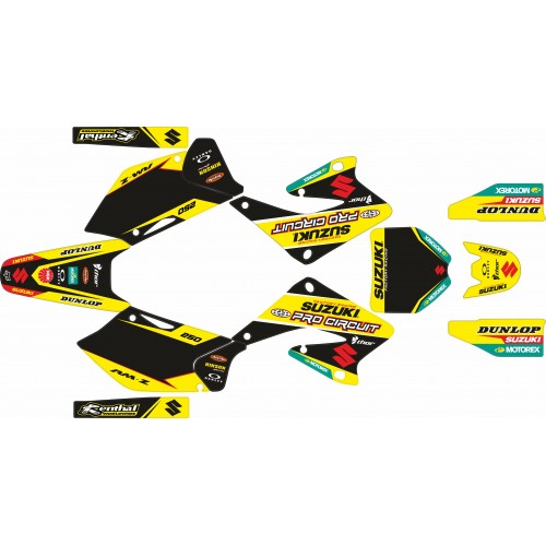 copy of KIT ADHESIVOS SUZUKI RMZ 250 02/06 TEM JGR