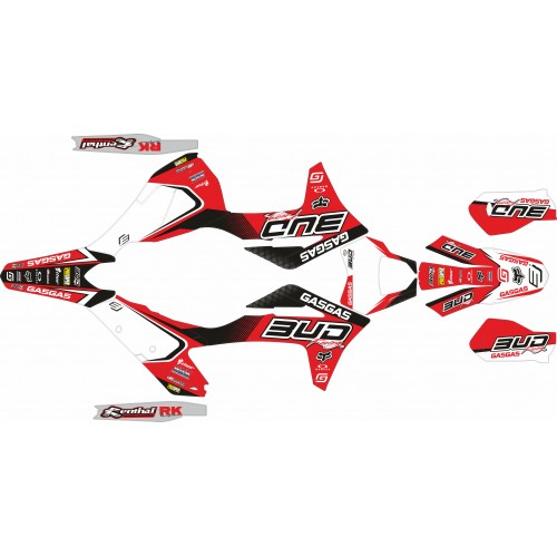 GAS GAS EC 2021 BUD RACING ROJO