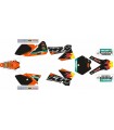 KIT DE ADHESIVOS KTM SX 85 06/12 TORO ROJO NEGRO/NEGRO