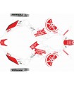 KIT ADHESIVOS YAMAHA TENERÉ 700 DIAPASÓN BLANCO/ROJO