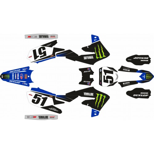 copy of Kit Adhesivos YAMAHA YZF 250 19/20 YZF 450 18/20 Villopoto